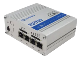 Teltonika RUTX09 - Router - WWAN 4-port switch - 1GbE - DIN monterbar på skinne