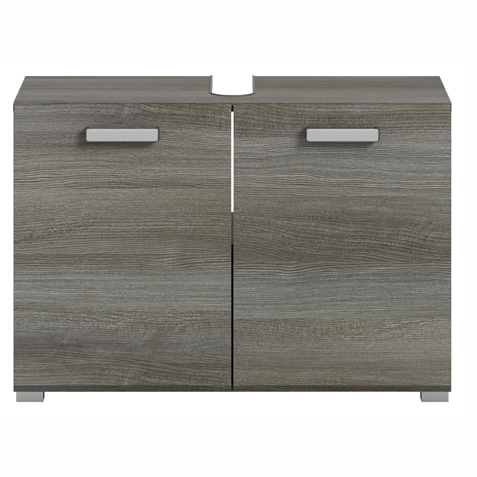 Waschbeckenunterschrank SILVER - Rauchsilber - 80 cm