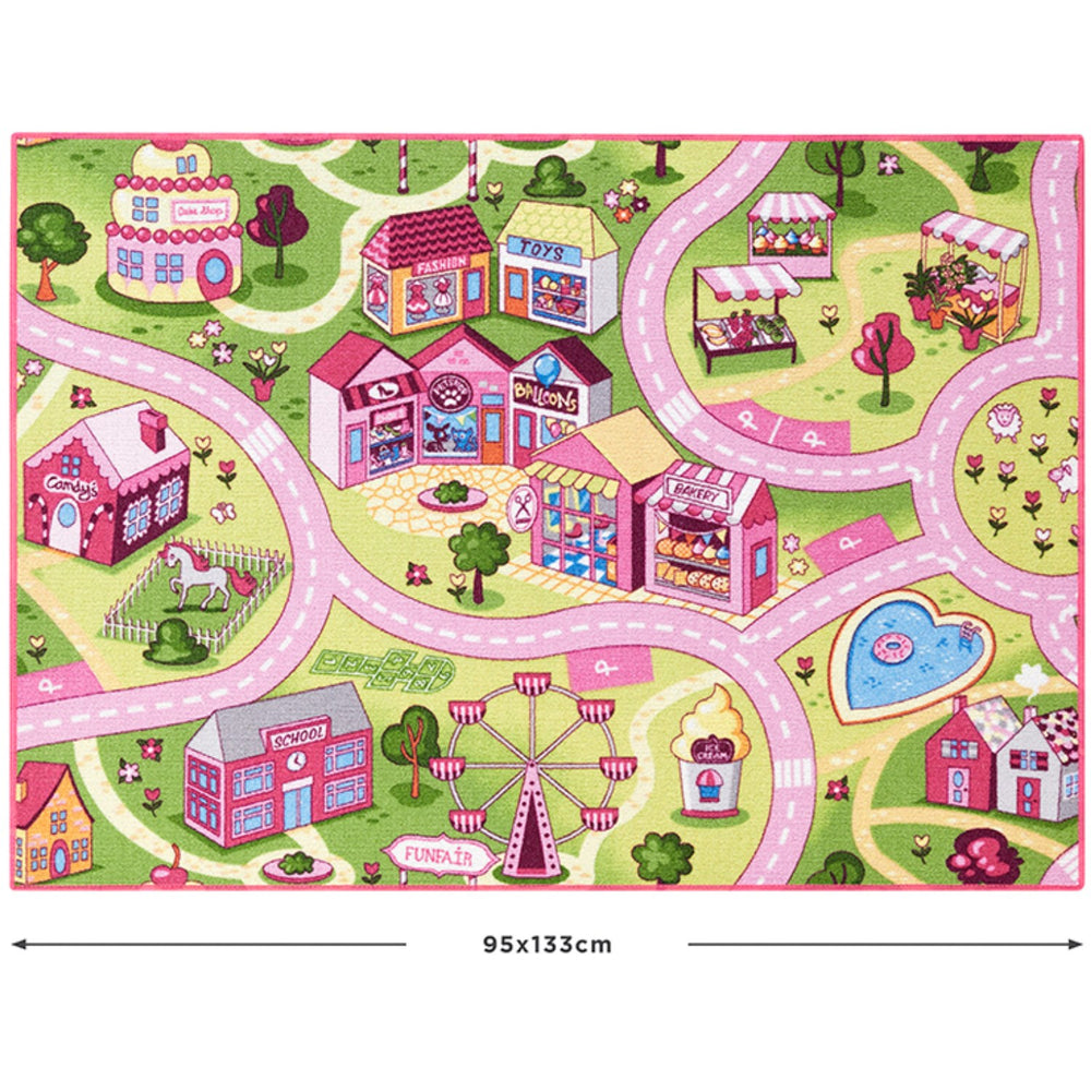Køb Rebel Roads Fairground Life Gulvtæppe - 95 X 133 Cm