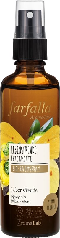 Farfalla Bio-Raumspray<br>75 ml, Lebensfreude Bergamotte