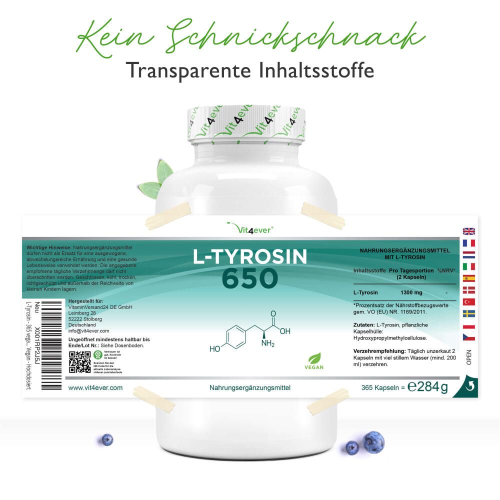 vit4ever L-Tyrosin