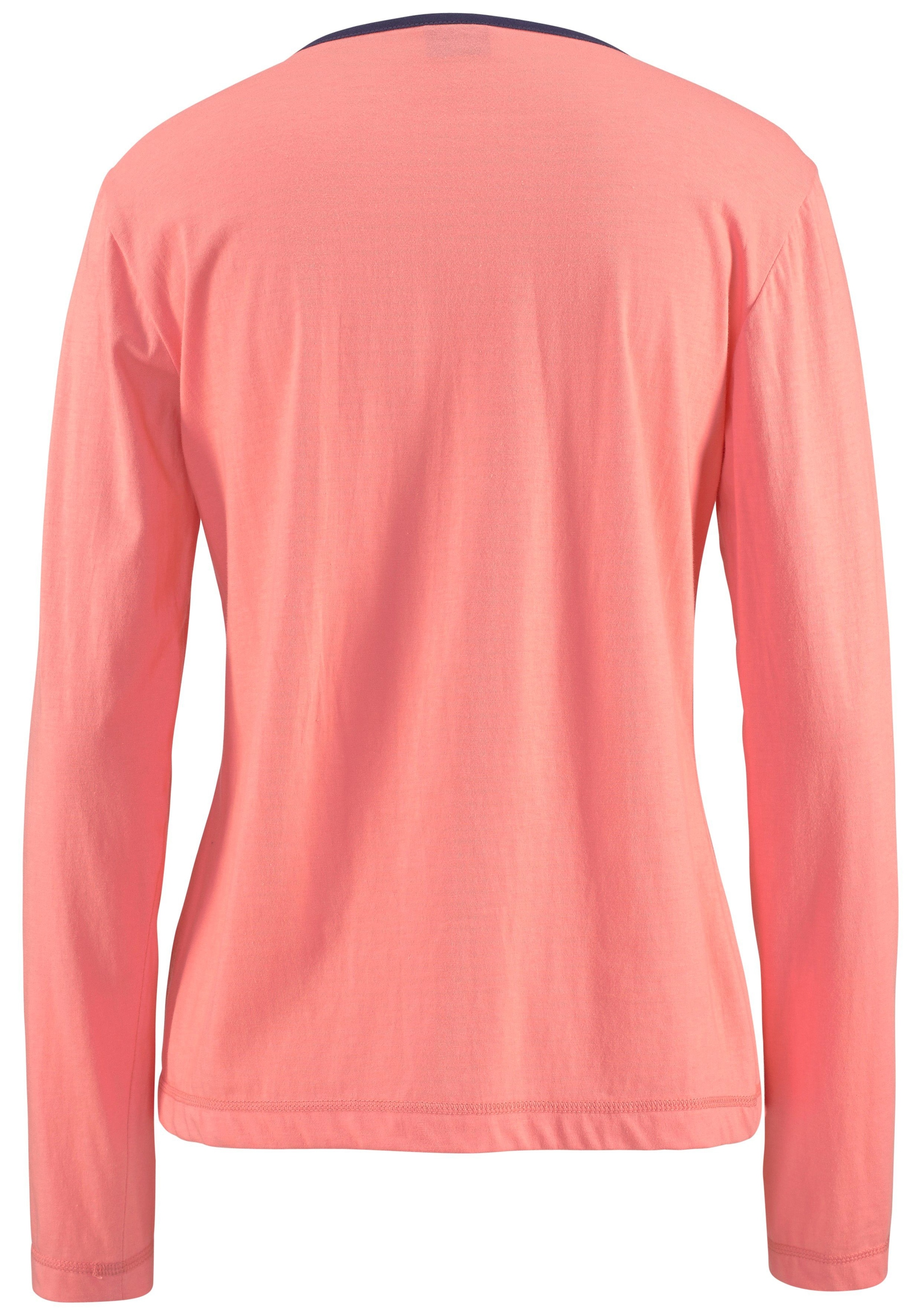 Vivance Dreams Pyjama 2 Stück, 4 Stk. tlg., mit seitlichem Print