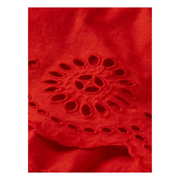 Scotch & Soda Robe Broderie Anglaise | Rouge