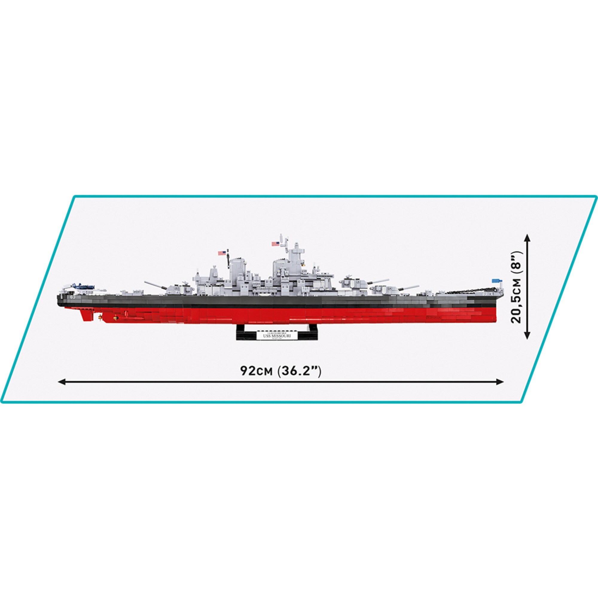 COBI Konstruktionsspielzeug Battleship Missouri
