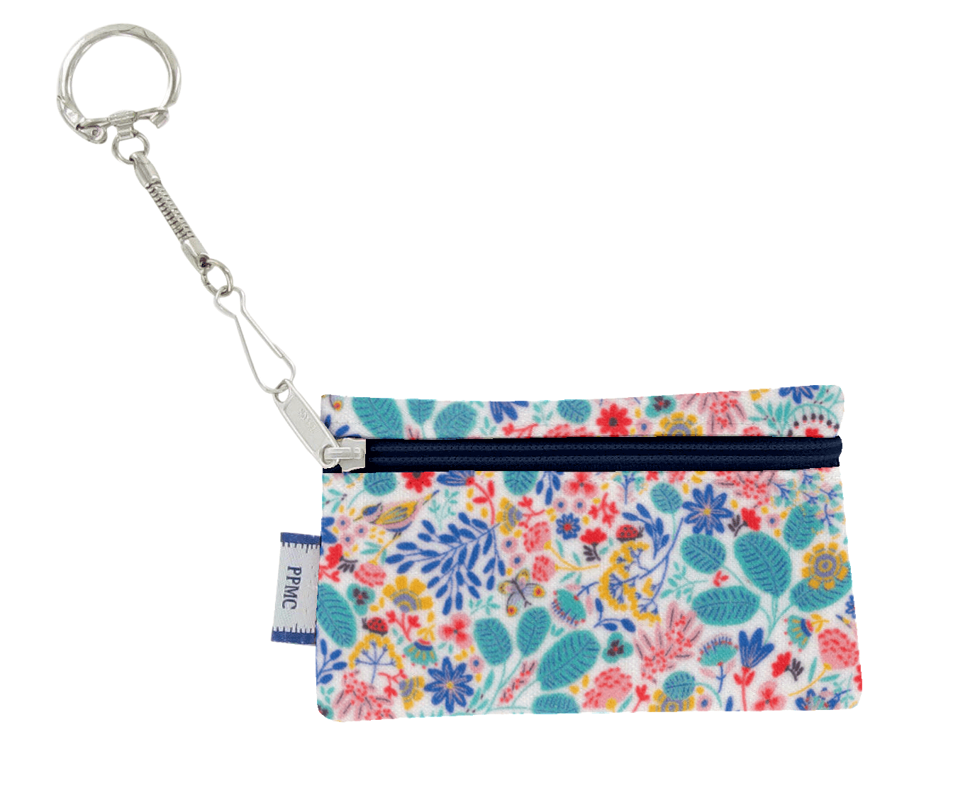 Pochette Porte-Clés Champêtre Bleuté