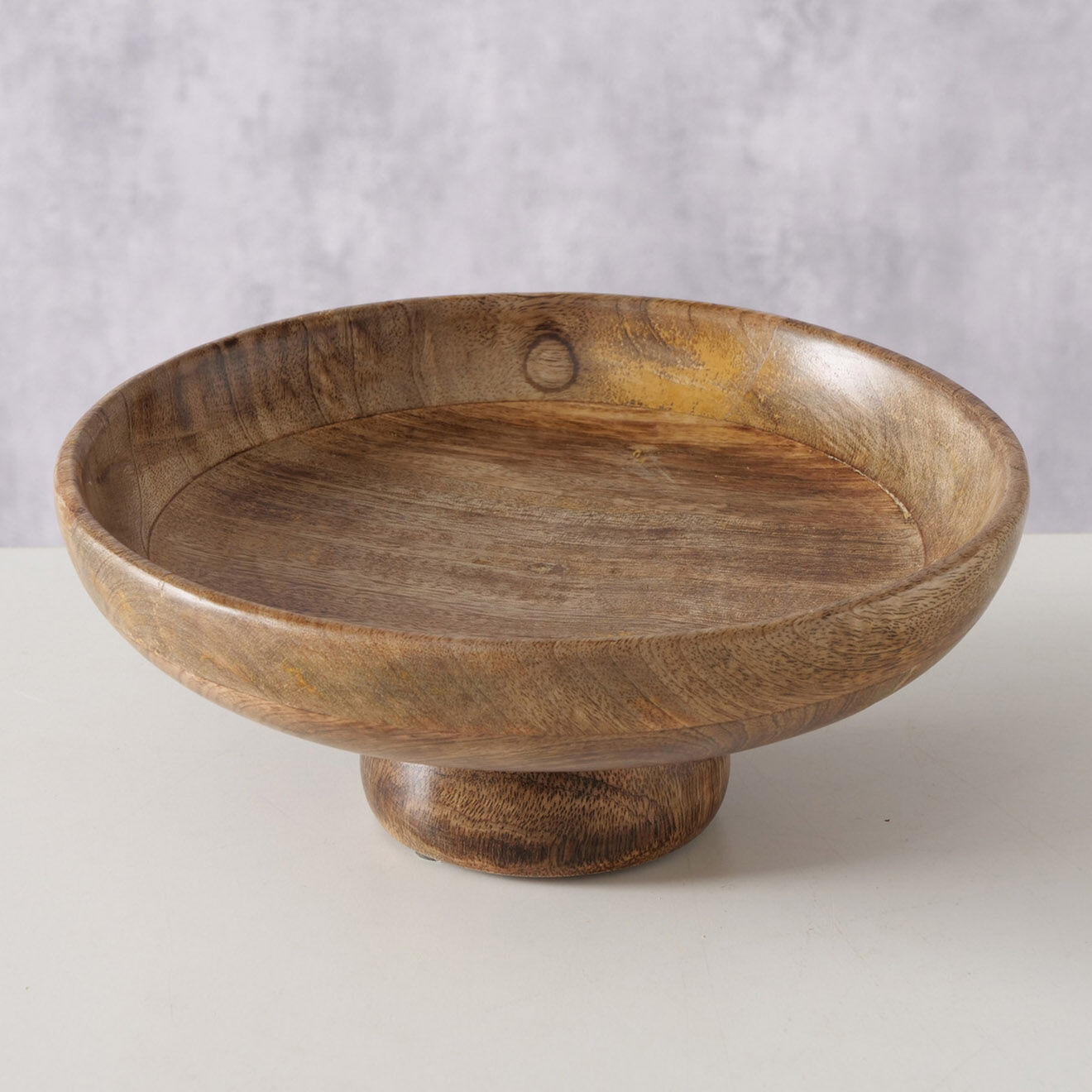 Boltze Coupelle Ghetty avec support marron - D.24xH.10 cm