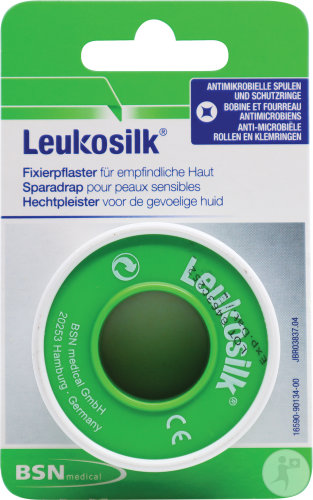 Bsn Medical Leukosilk Sparadrap Fourreau 5m x 1,25cm Pièce 1 (102202)