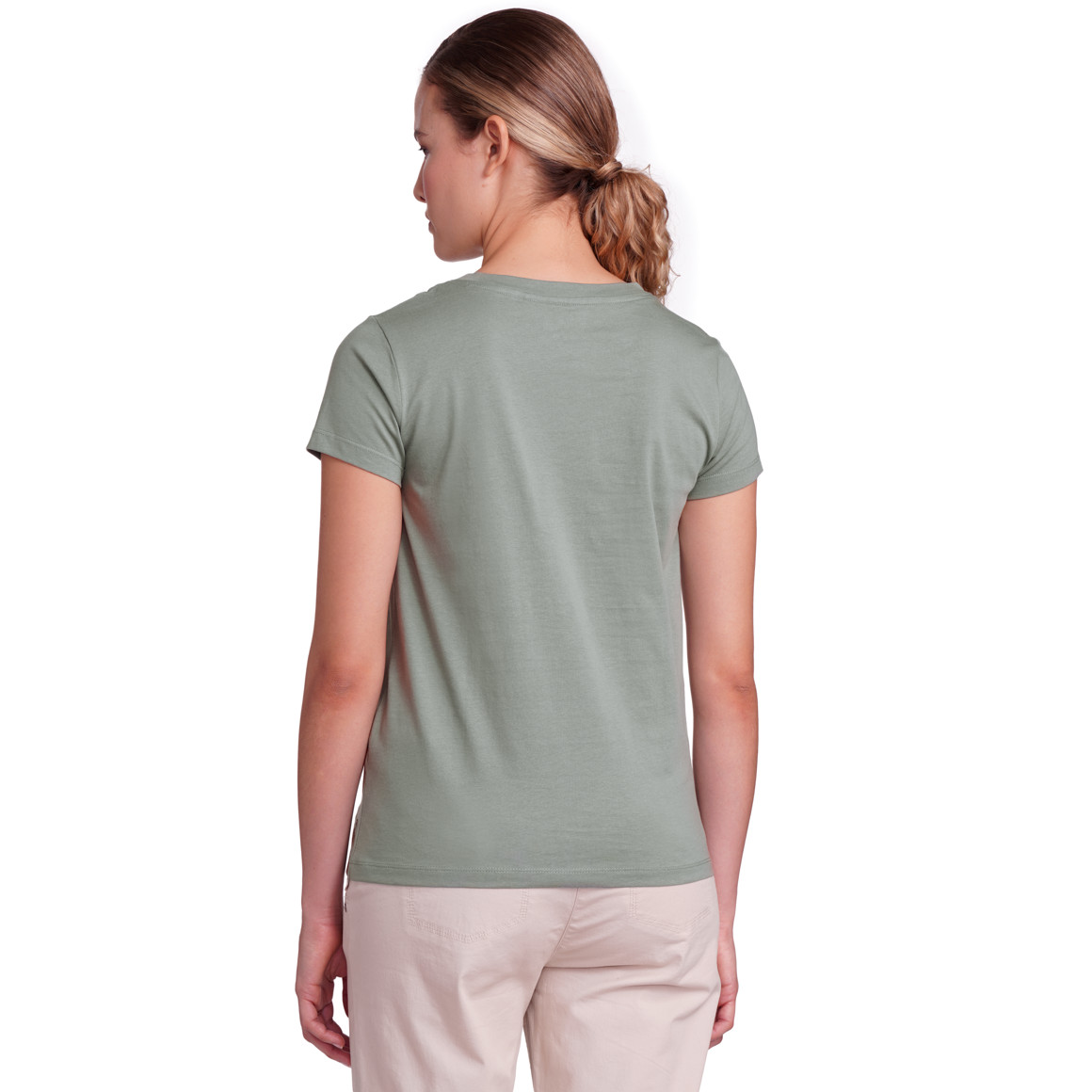 Gina Damen T-Shirt mit Print salbei