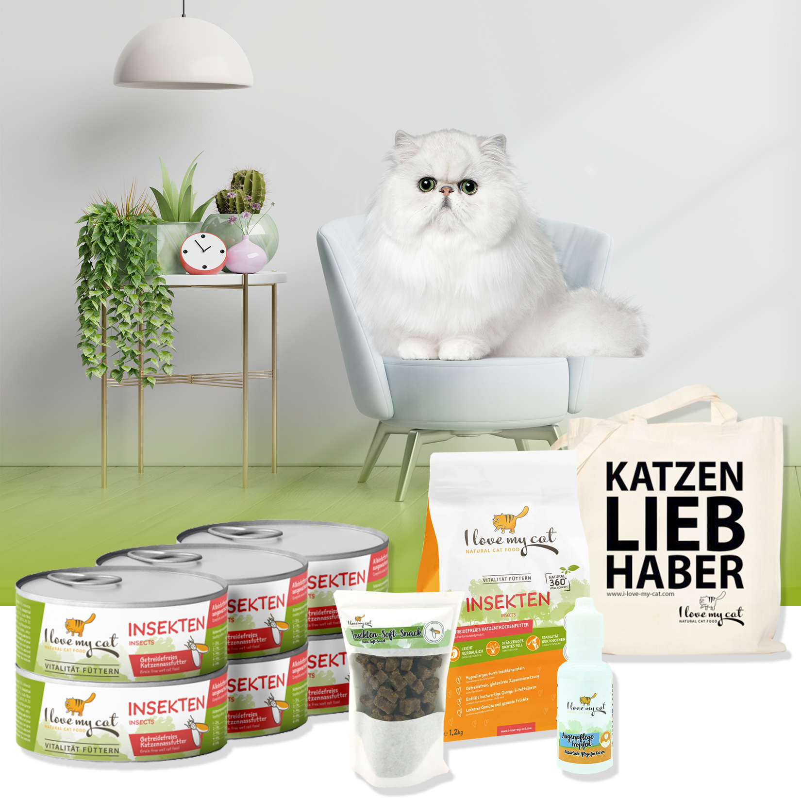 Ensemble d'épargne pour les chats persans