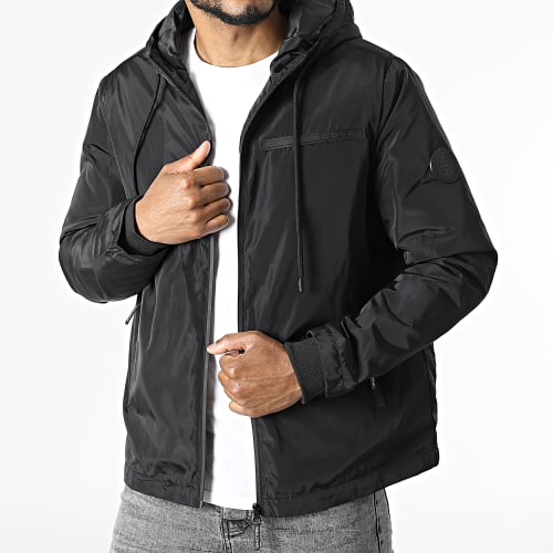 Veste Zippée Capuche Uka Noir
