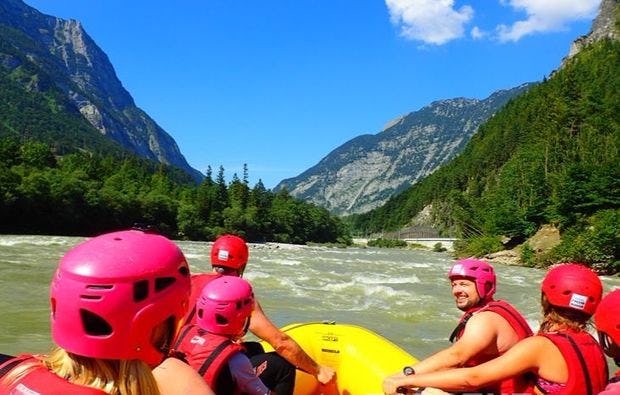 Rafting in Golling an der Salzach als Geschenk
