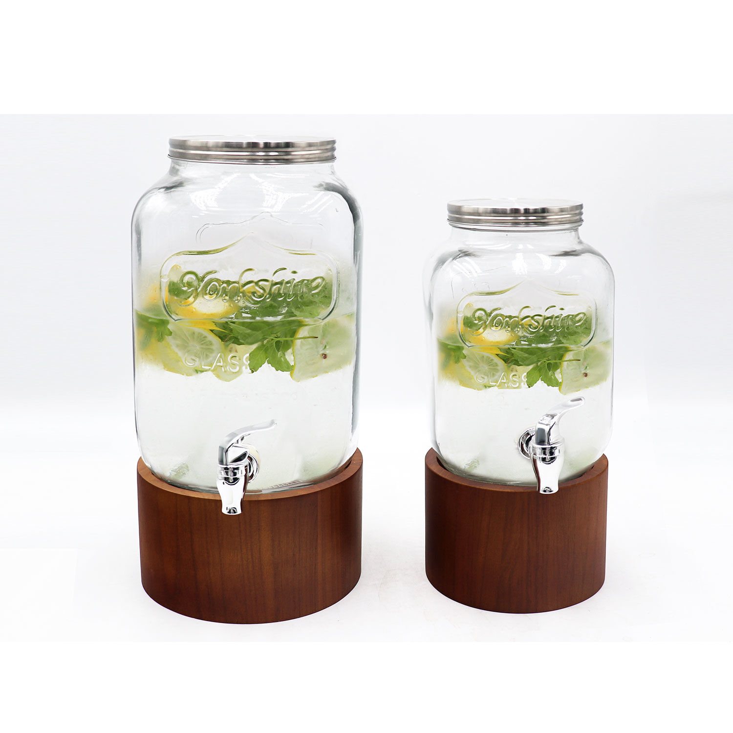 Getränkespender aus Glas