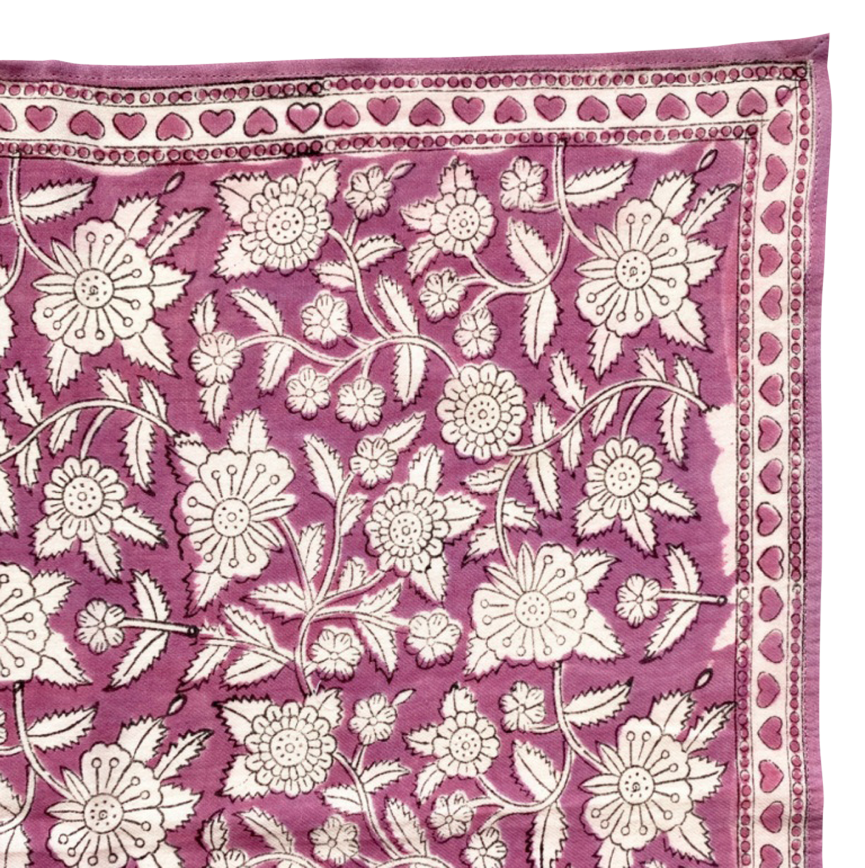 LATIKA - Foulard en coton imprimé | Rose