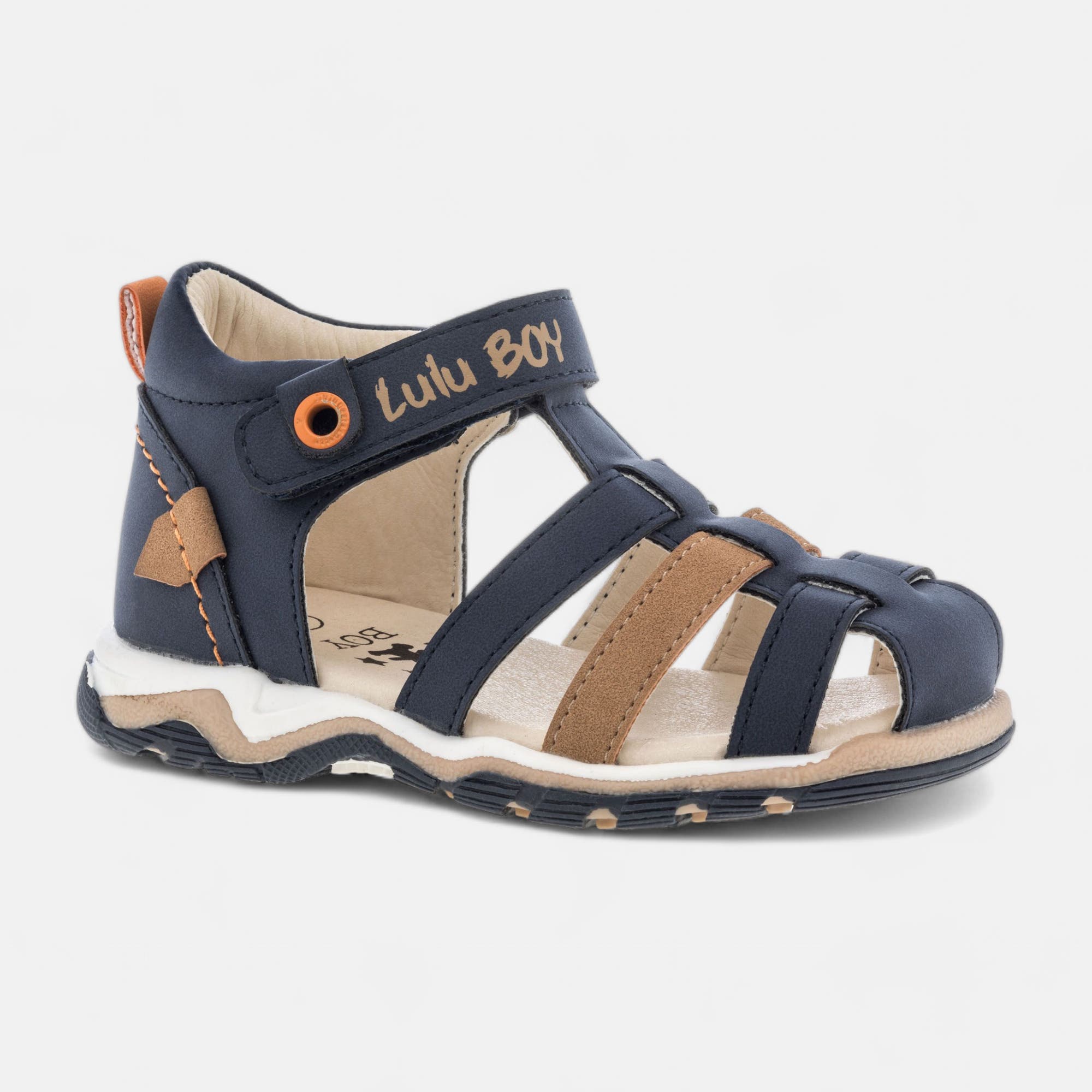 Nu-pieds Bébé garçon bleu marine