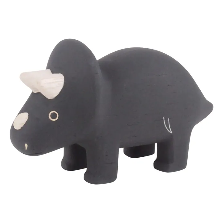 T-Lab Figurine en bois Tricératops