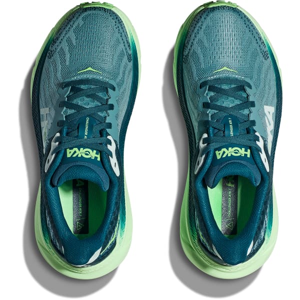 Chaussure trail HOKA ONE ONE CHALLENGER 7 W OCEAN MIST / LIME GLOW
