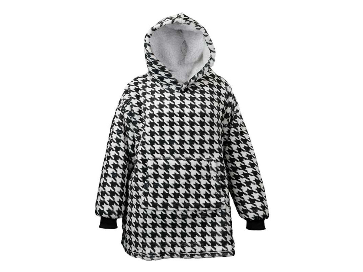Unique Living oversized hoodie - Black White