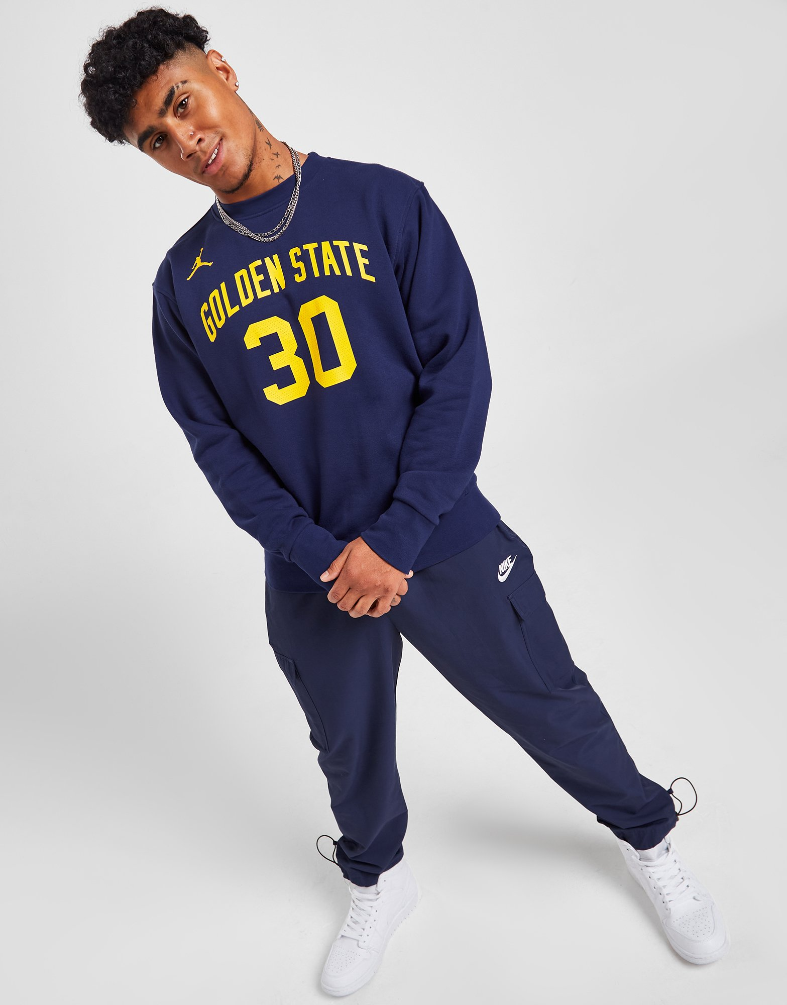 Jordan Sweatshirt NBA Golden State Warriors Curry #30 Homme
