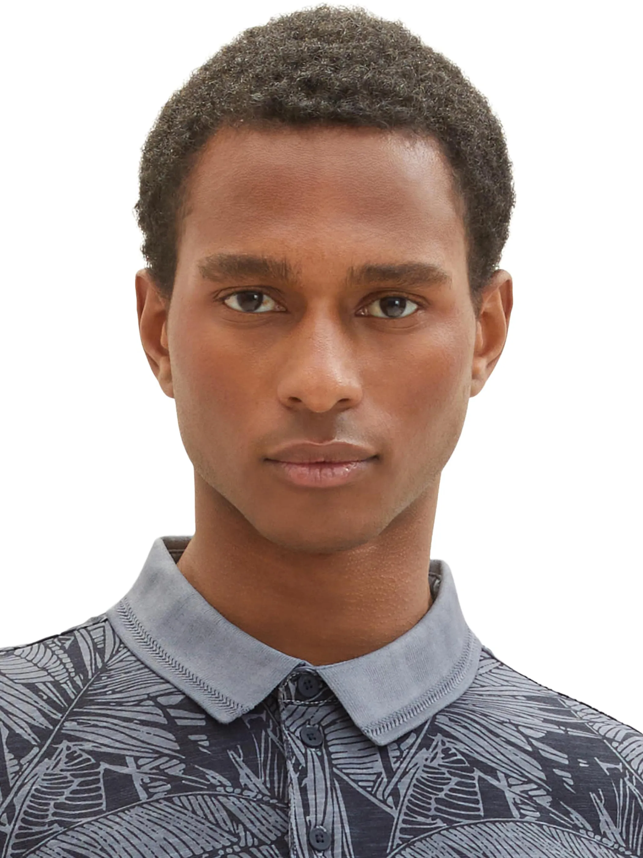 Herren Poloshirt mit Jungle Print