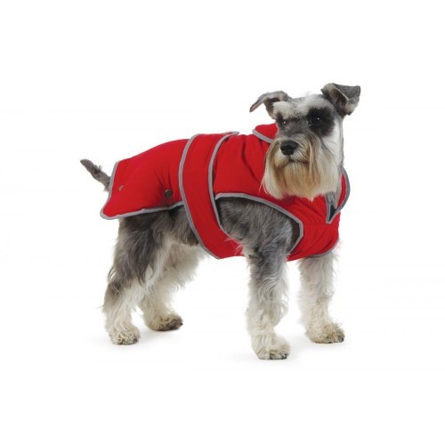 Casaco Stormguard para cães, vermelho