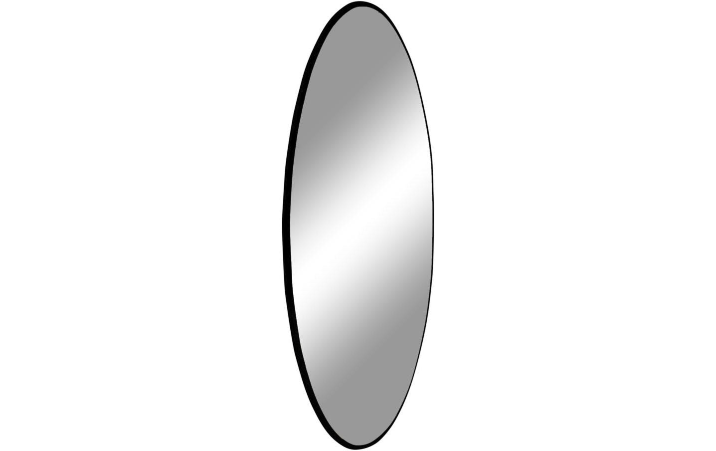 Spiegel Jersey Ø 100 cm, Schwarz<br>Wandspiegel aus Edelstahl