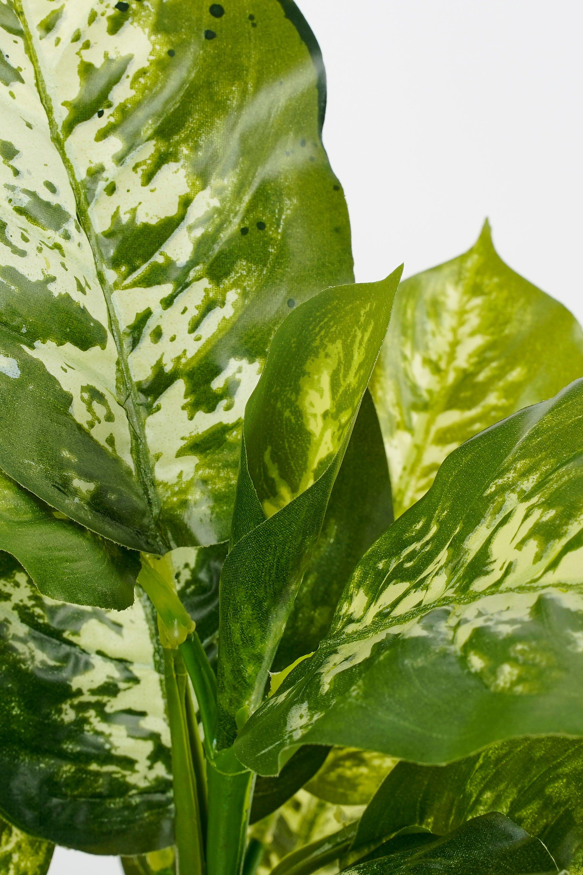 Mica decorations - dieffenbachia artificielle vert en pot h40