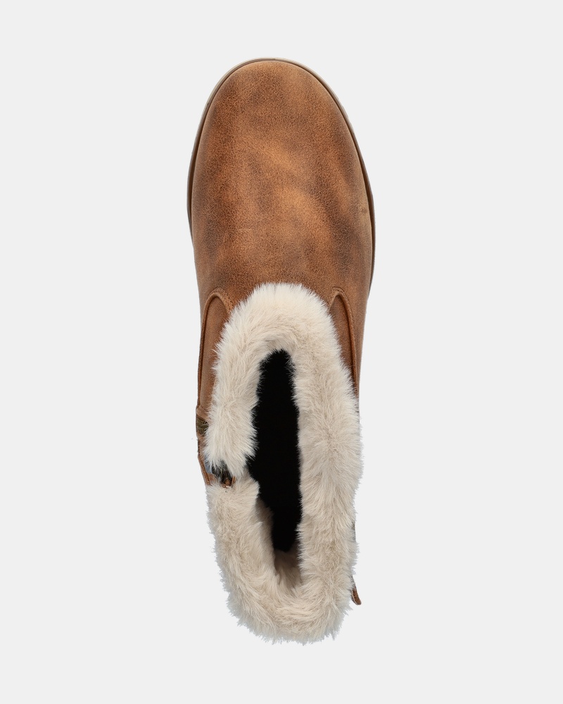 Skechers Keep Sake Wedge Gevoerde boots  - cognac