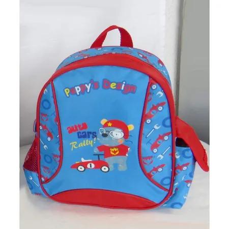 Pulma Kinderrucksack Peppy's Design Rennfahrer sortiert