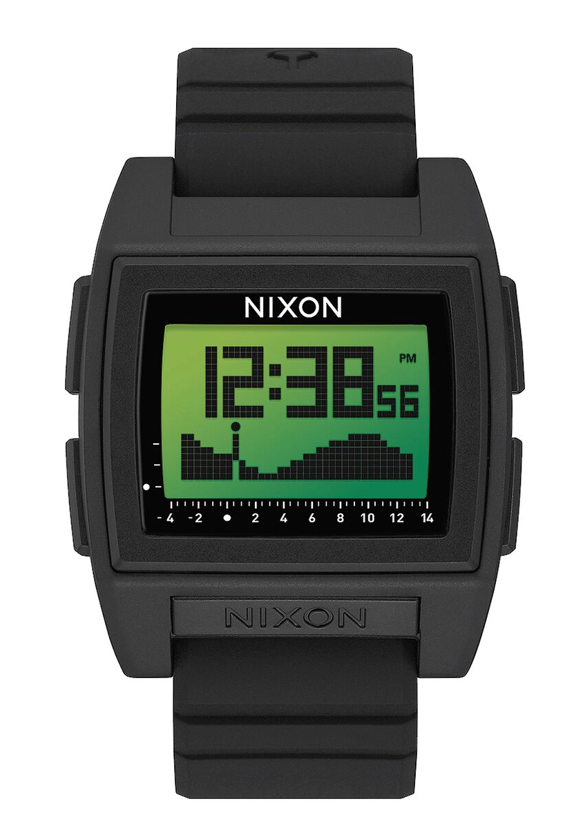Nixon The Base Tide Pro Black /Green Positive A1307-3327