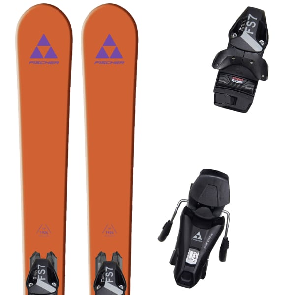 Pack ski FISCHER RANGER TEAM JR 131-161 + FS 7 CA ORANGE