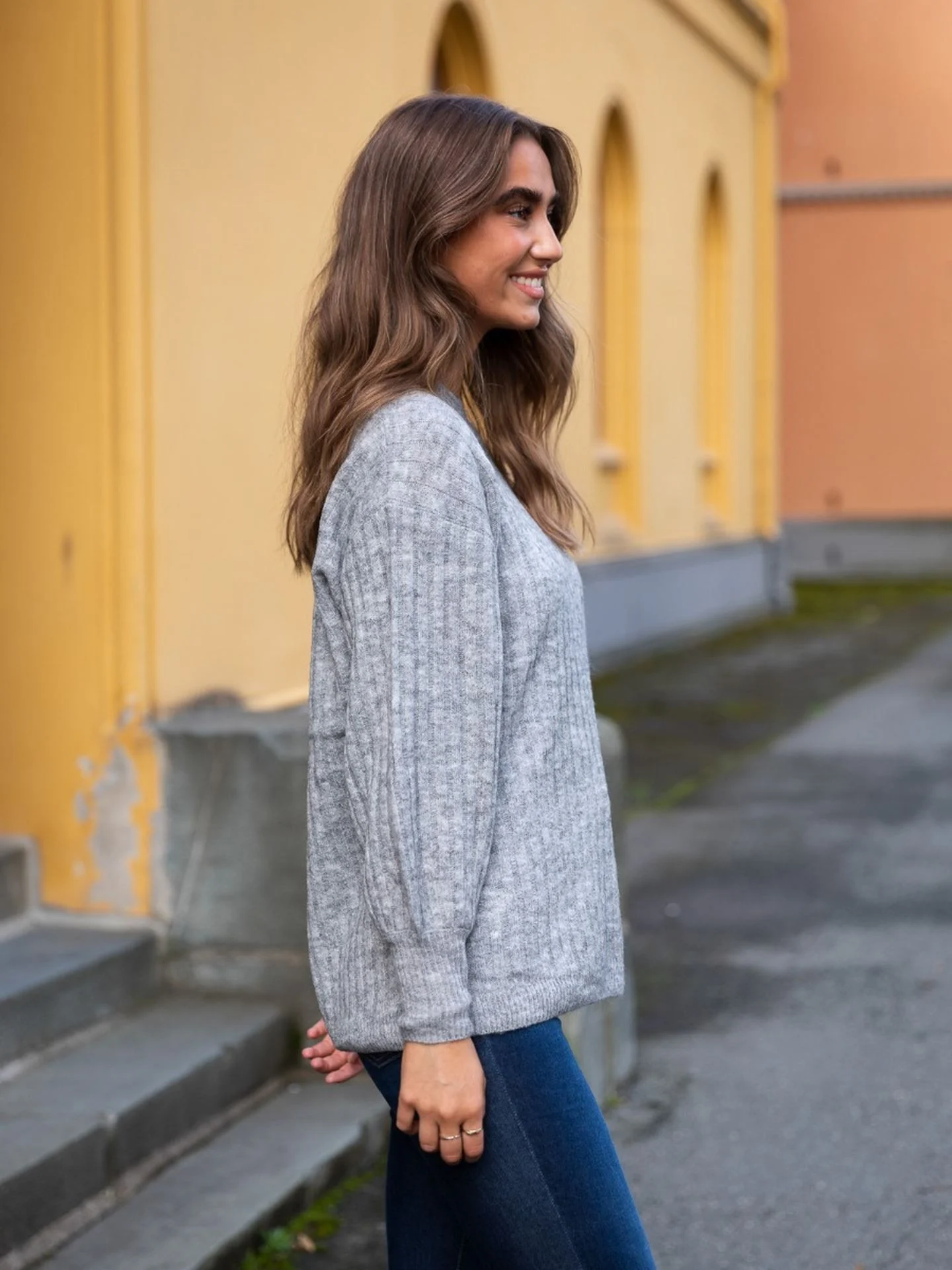 Amara Long Sleeve Rib