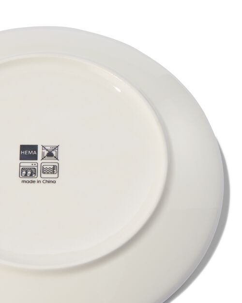 assiette à dessert - 16 cm - Rome - new bone - blanc