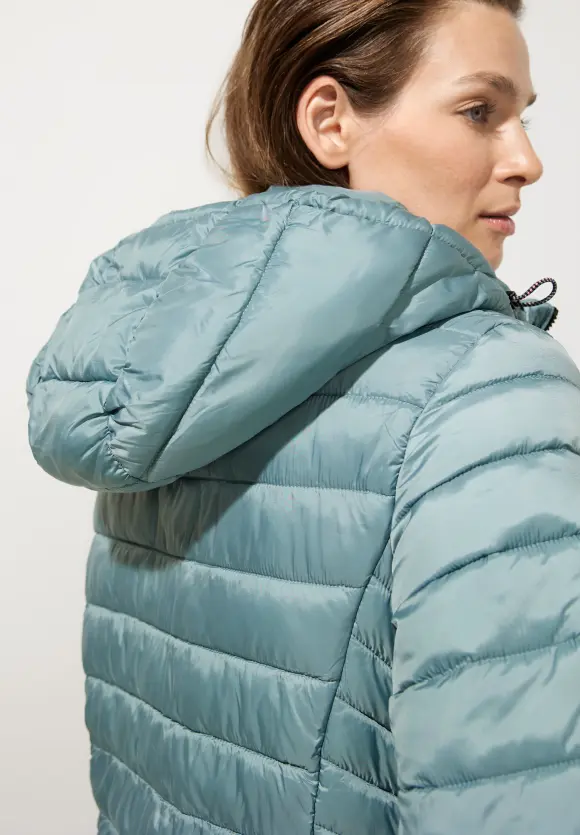 Lange Stepp Winterjacke - polar mint