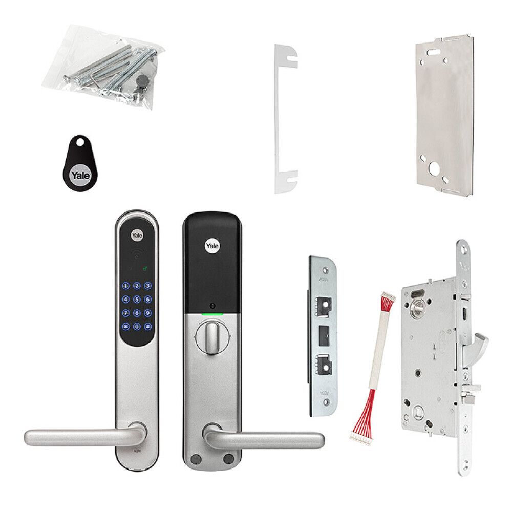 YALE DOORMAN CLASSIC HOME SILVER+ADGANGSMODUL