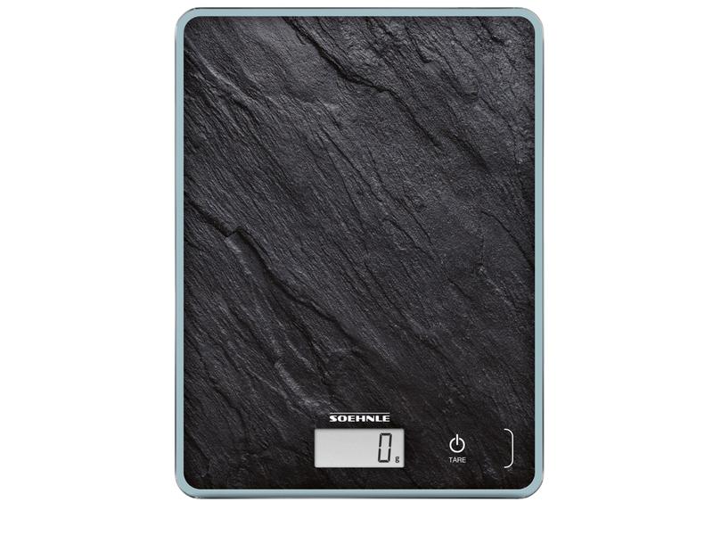 Soehnle Küchenwaage Page Compact 300 Schwarz Digitale Waage für die Küche
