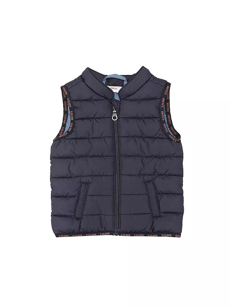 S.OLIVER Jungen Steppgilet dunkelblau