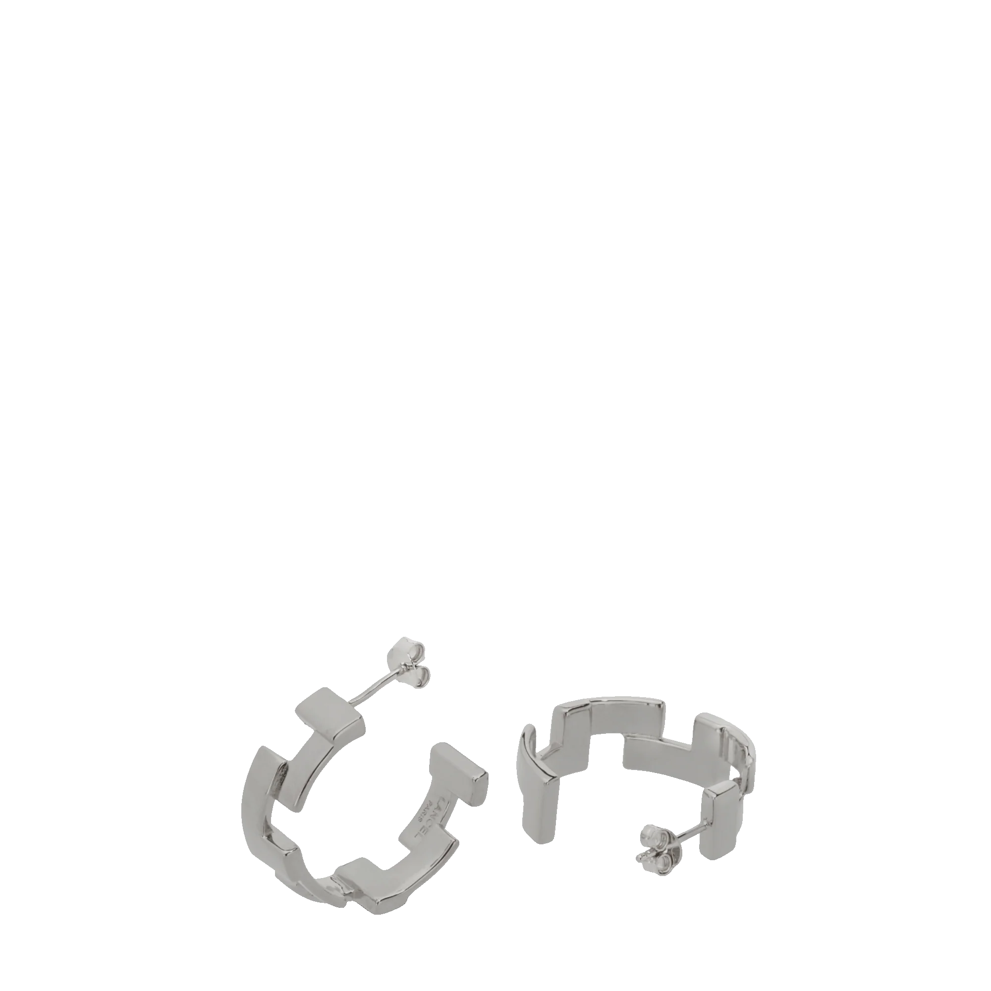 Boucles d'oreilles Neo Carré L-Argent