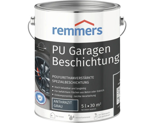 Remmers PU garagecoating antracietgrijs mat 5 L