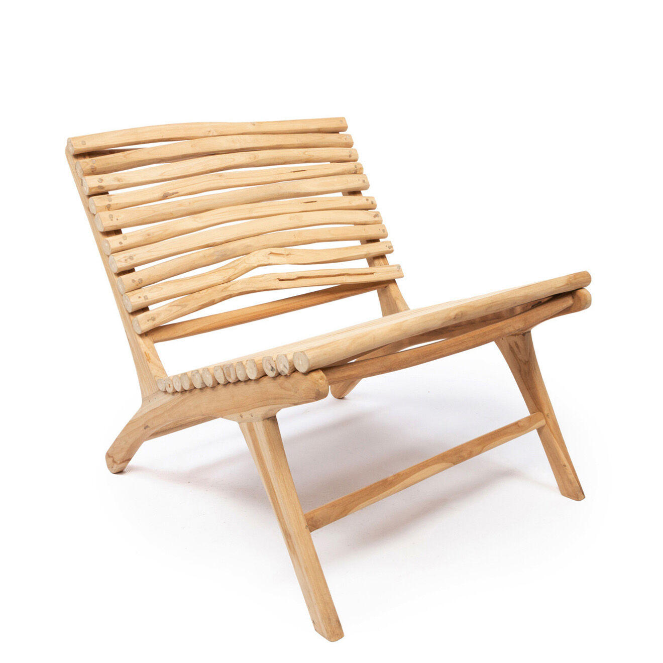 Bazar Bizar Fauteuil The Islander naturel -  69x78x70 cm