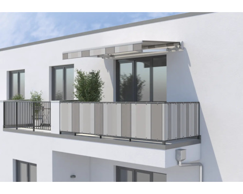 SOLUNA balkonbekleding H:75 cm stof dessin 8935 (per meter verkocht)