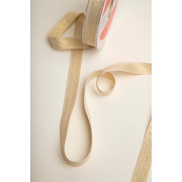 Atelier Veritas-Keperlint met lurex - per meter