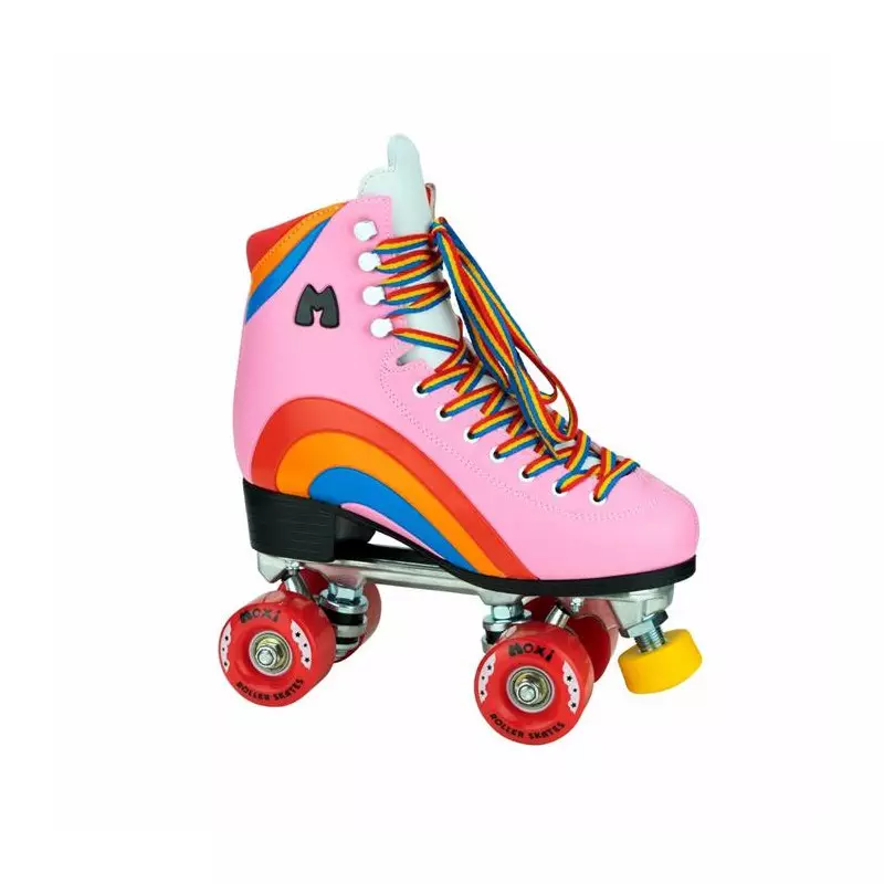 Roller quad MOXI ROLLERSKATES Rainbow Rider Pink