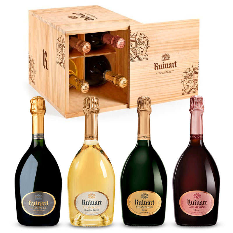 Caisse Cave découverte - 4 Champagnes Ruinart