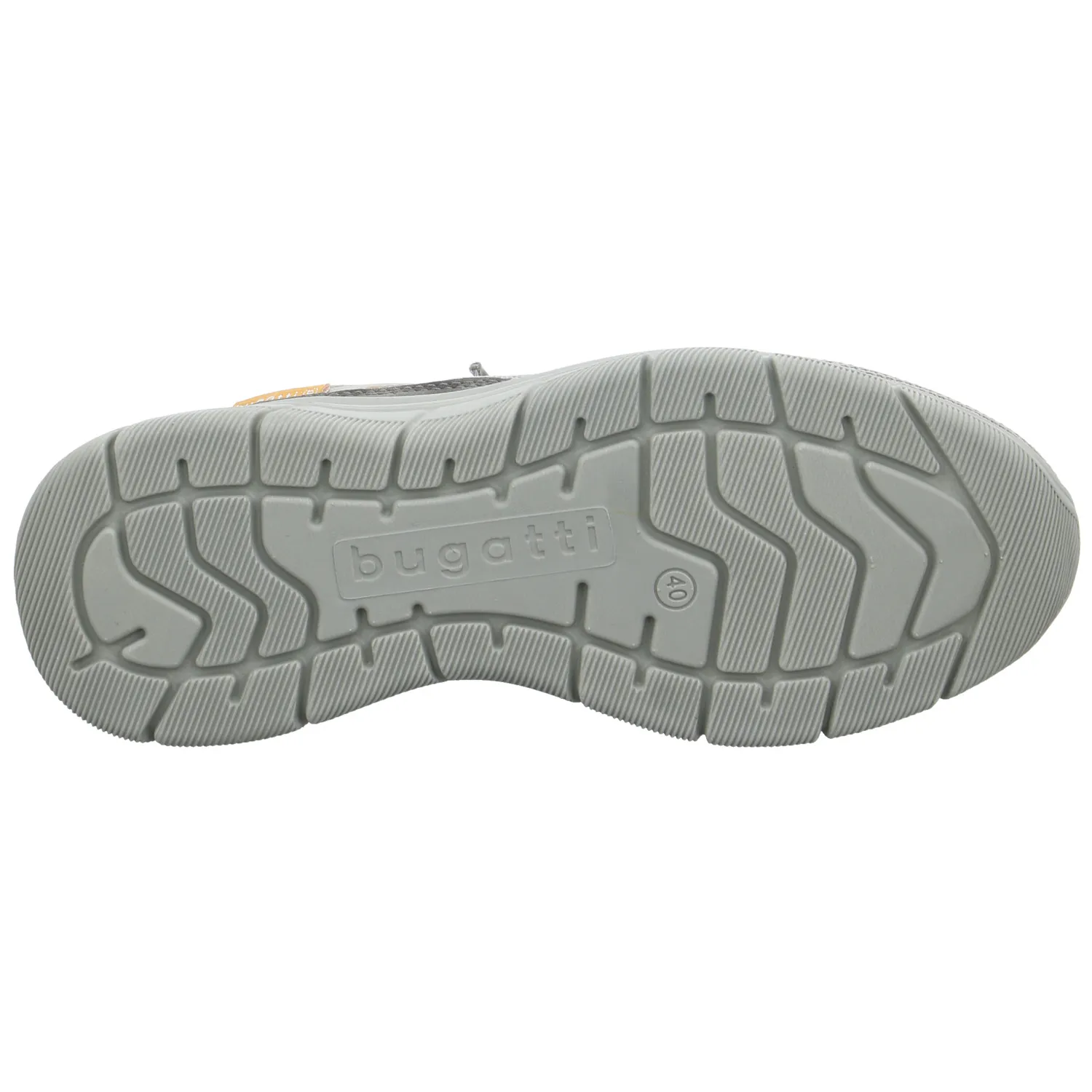 BUGATTI SHOES Halbschuhe Sneaker Stoff Grau Textil