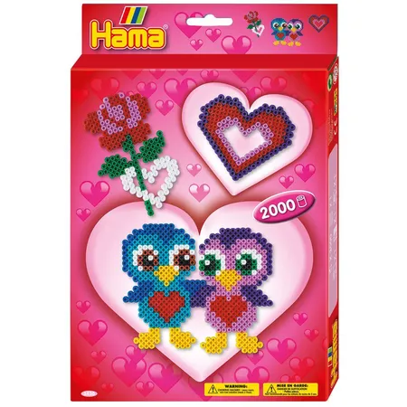 Hama Bügelperlen kleine Geschenkpackung Love