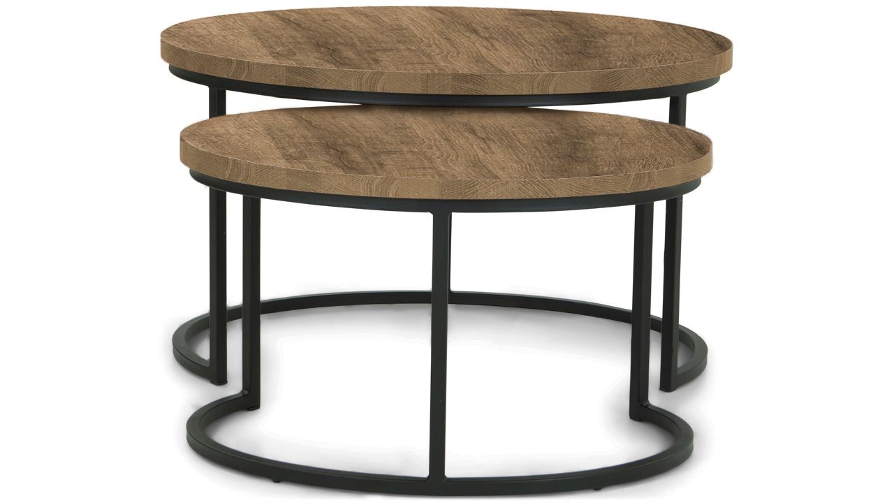 Salontafelset Oldwood -  Rutger B71 x D52 x H43 cm