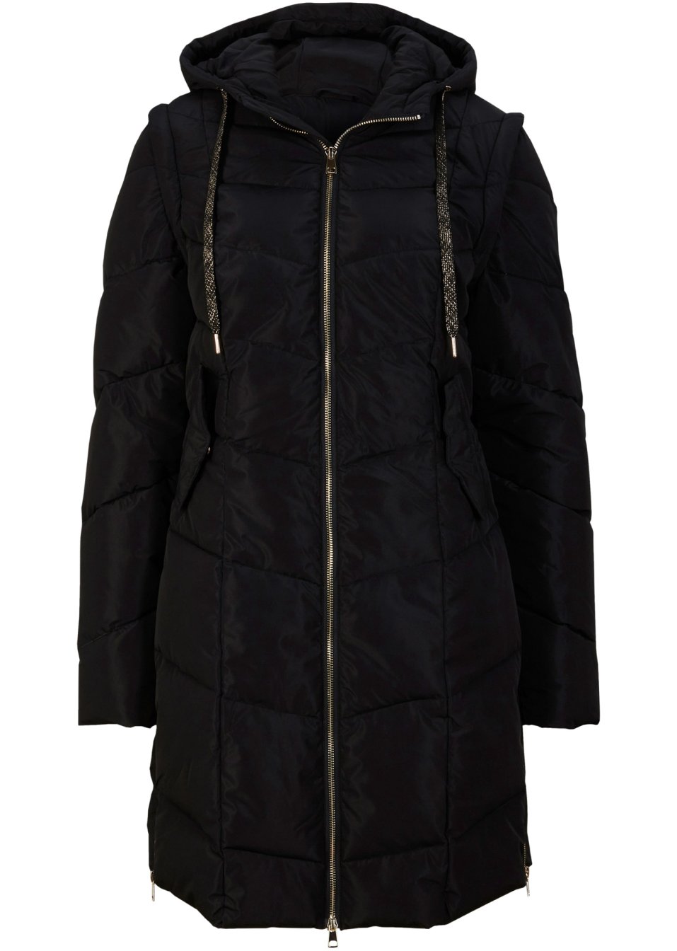 Veste matelassée avec manches amovibles