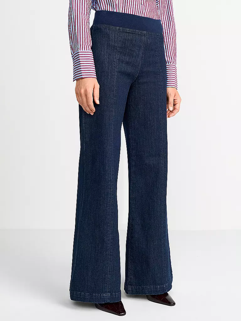 RICH & ROYAL Jeans Wide Leg blau