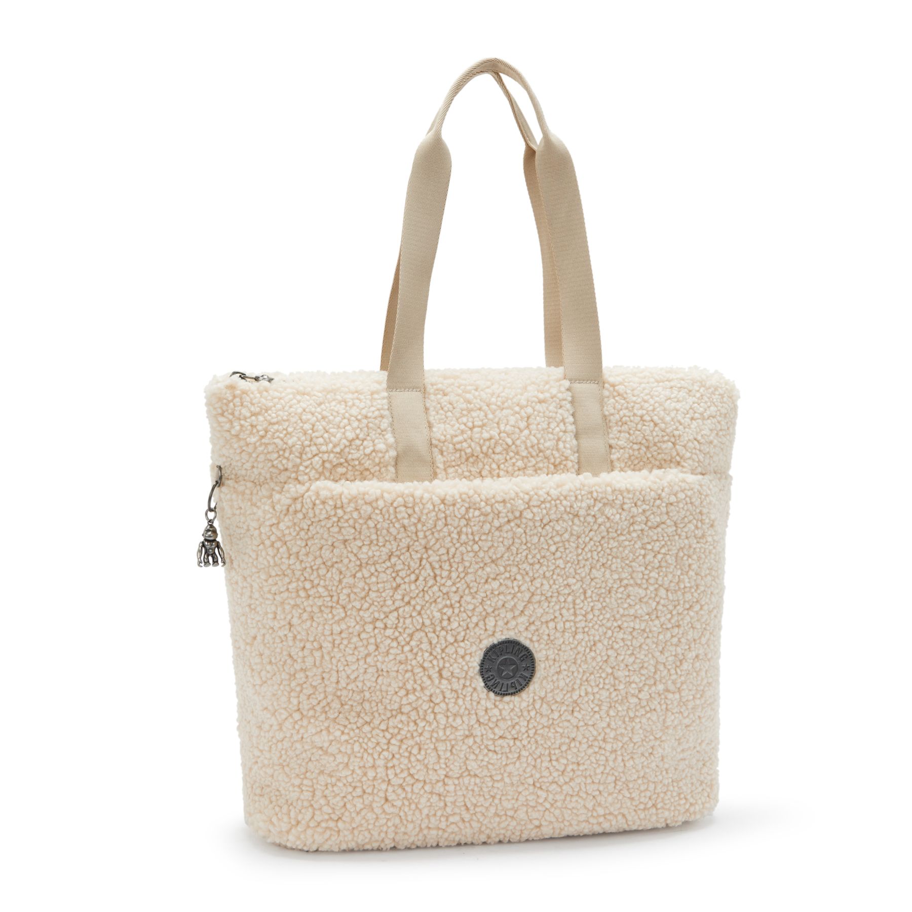 GLYNN Grand fourre-tout avec fermeture zippée - Natural Fuzz