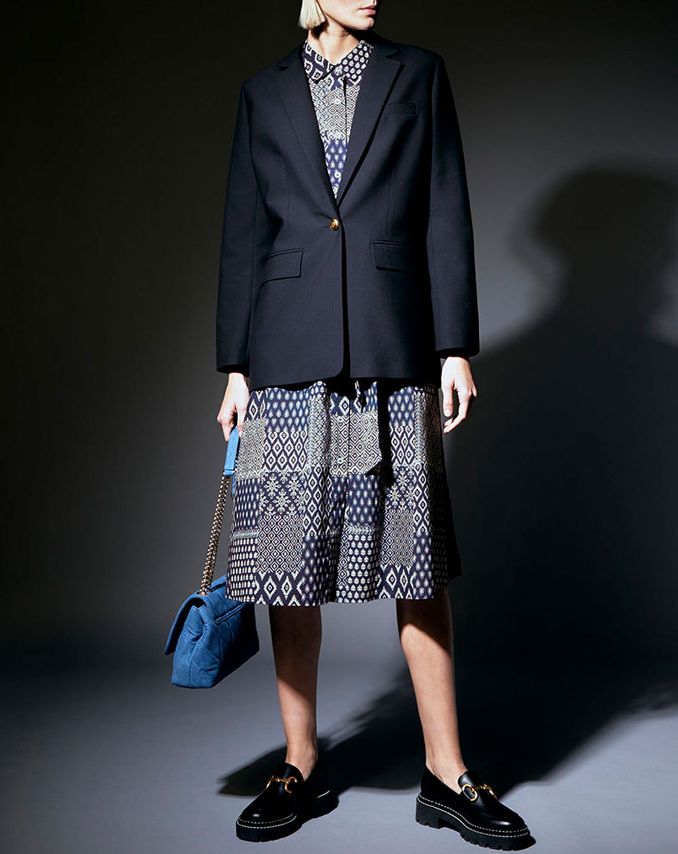 Jodhpur Veste Regina bleue